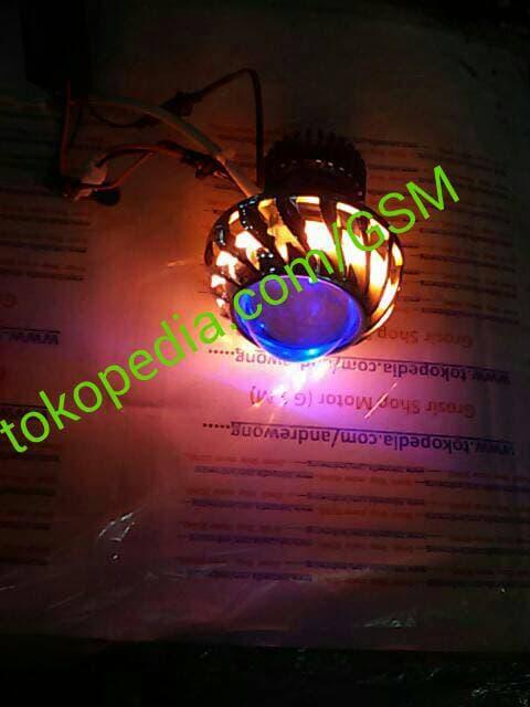 Best Seller headlamp projector LED aes angel eyes lampu utama hid motor