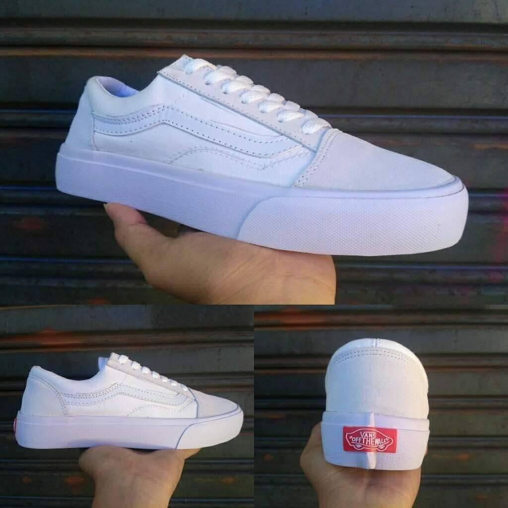 Sepatu Sekolah Casual Vans OldSkool Classic / Sepatu Sneakers Skate Pria