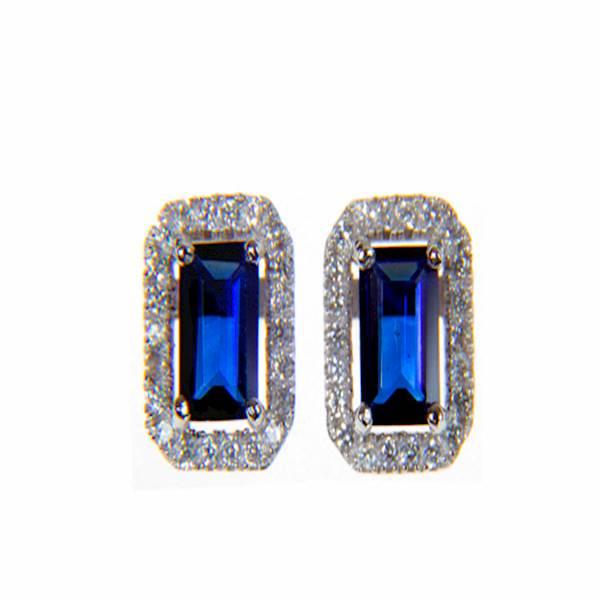 Anting Perak EMAS PUTIH ASLI KOREA - EAR 015 (Garansi 6 Bulan)