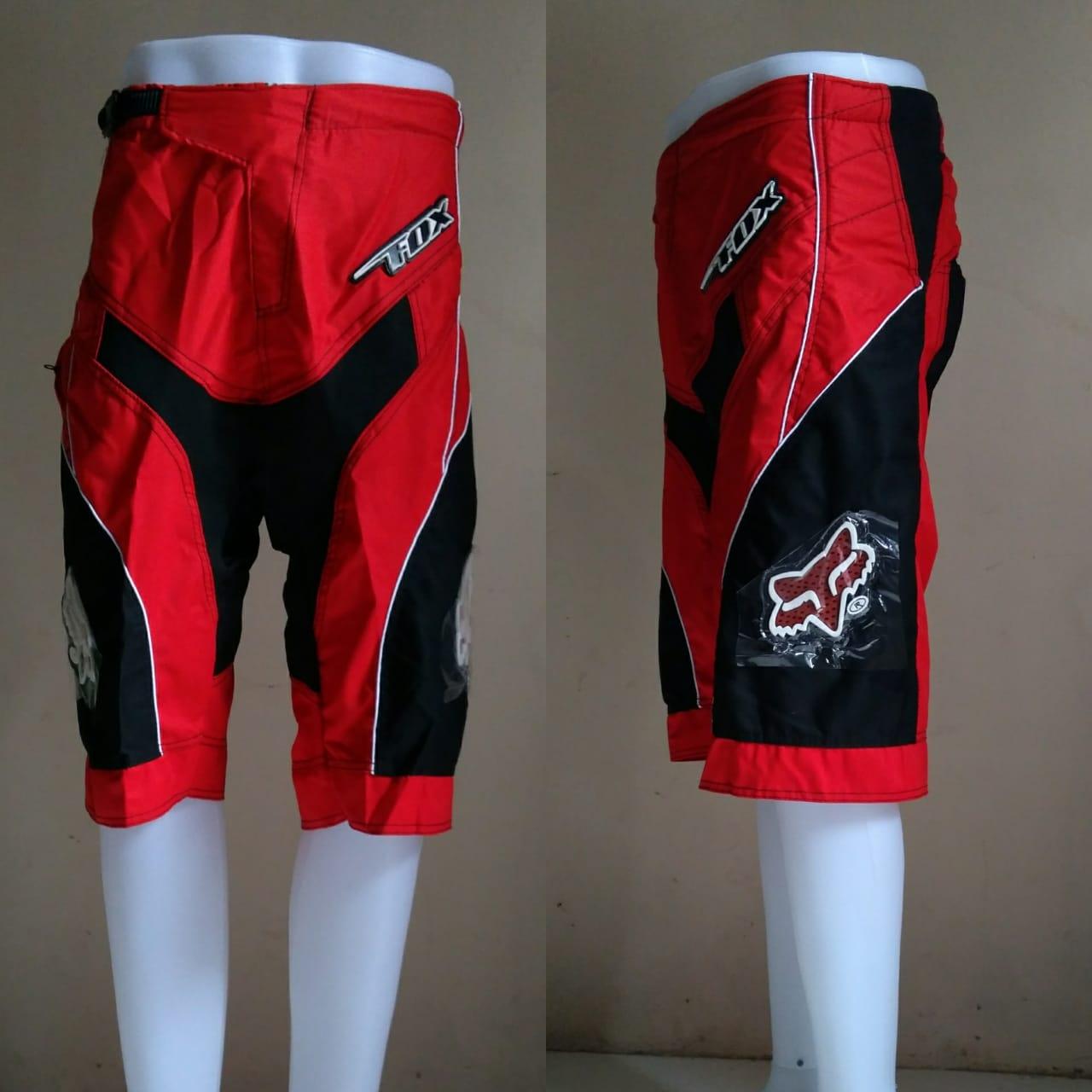 Celana Trail Cross Motocross Racing Pendek Merah