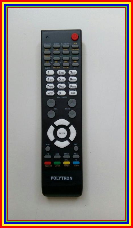 Remot Remote Tv Polytron Lcd Led Tabung Flat Slim