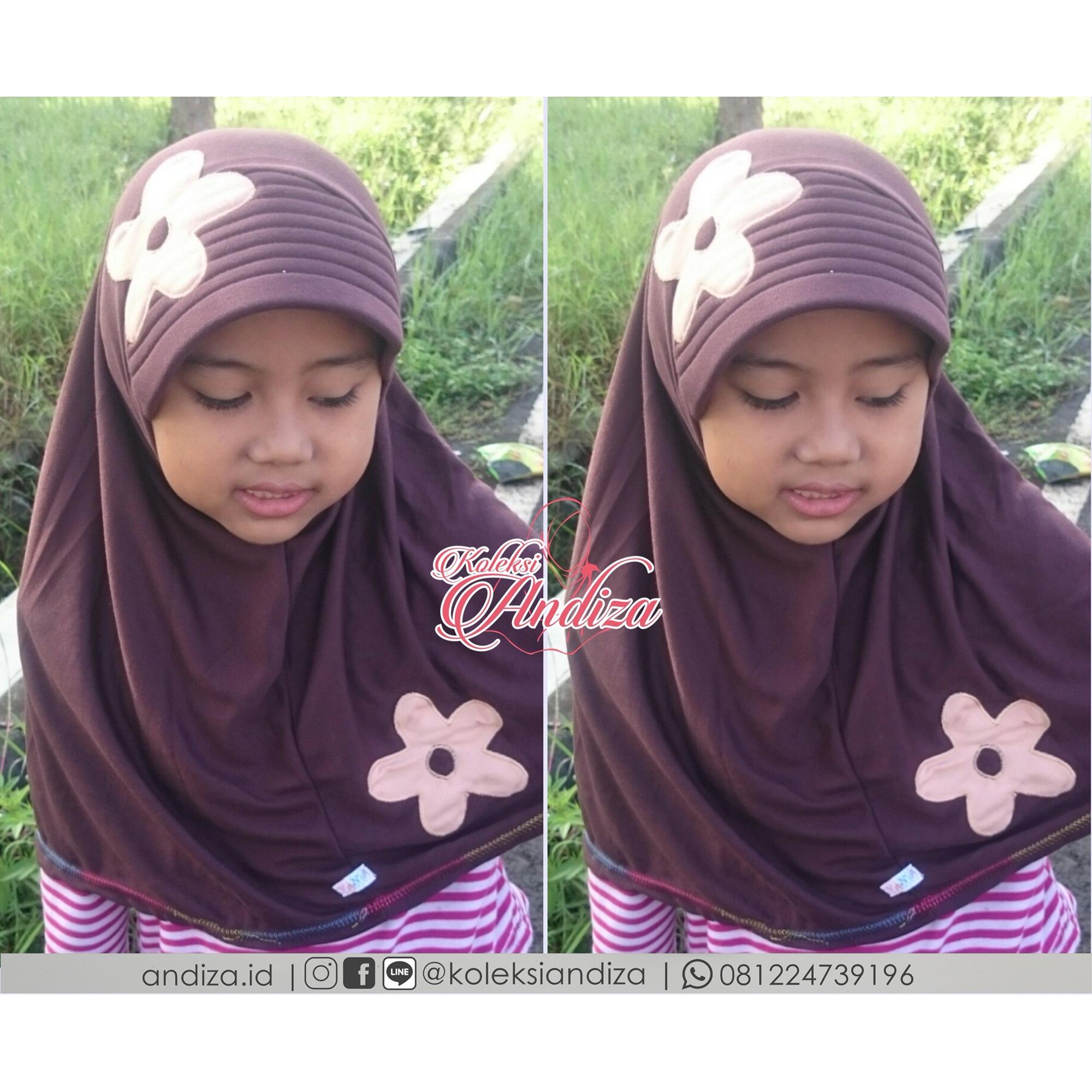 JILBAB ANAK SEKOLAH variasi bunga ceplok by Vania