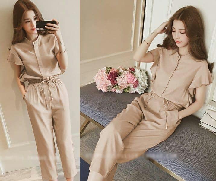 NZ jumpsuit hand ruffle/ Jumpsuit Casual Wanita ,baju terusan wanita higth quality