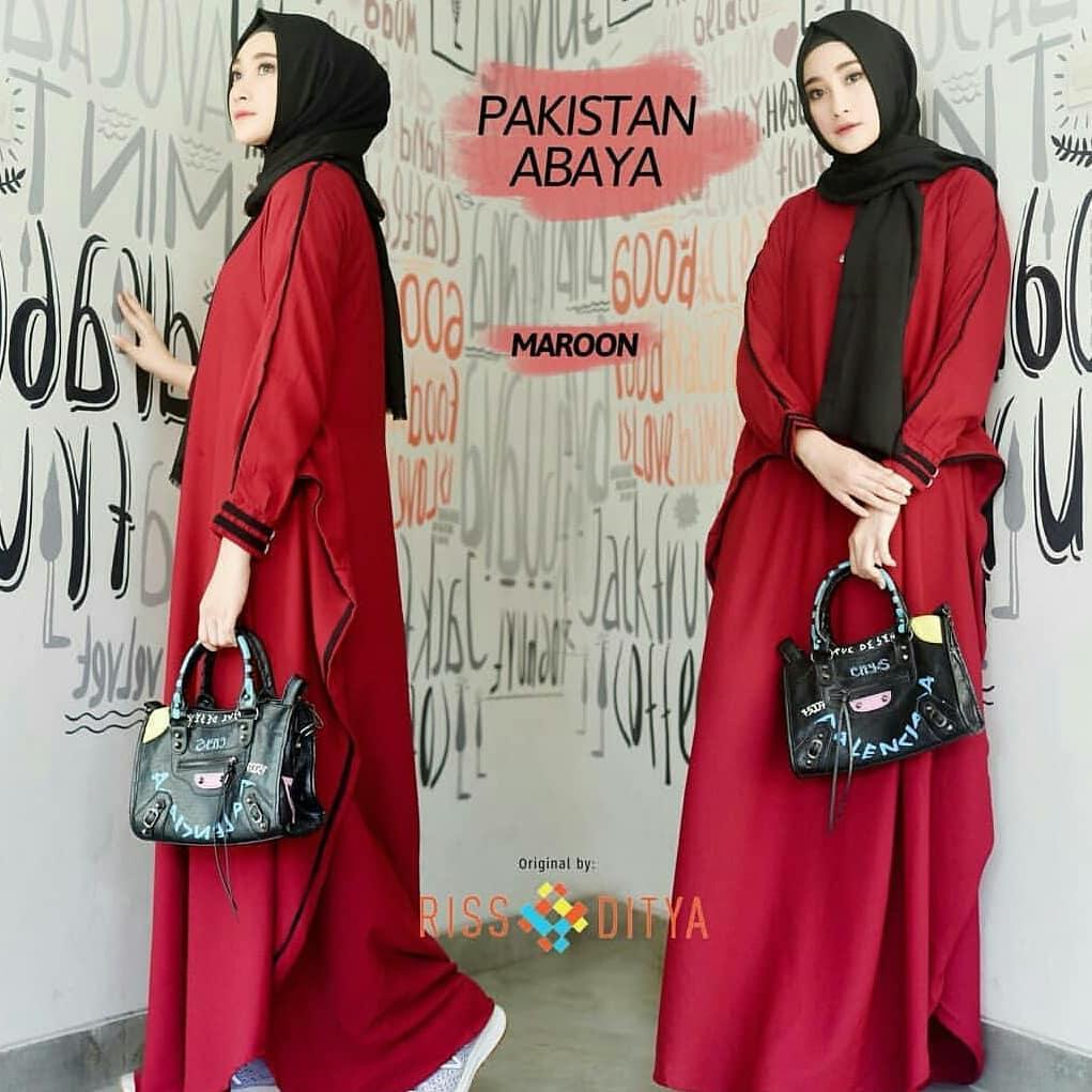 baju gamis syari pakistan abaya dress murah