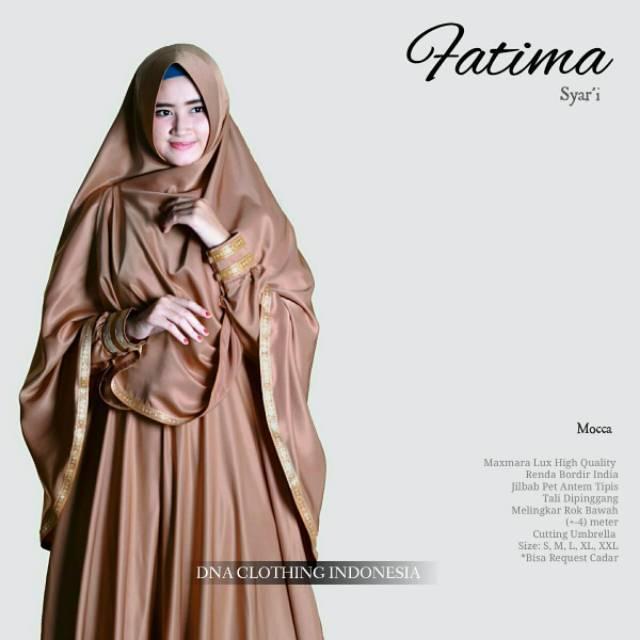 Restok TGL 1 SEPTEMBER 2018 Gamis Khimar Fatima Syari Ori DNA CLOTHING (XXL)