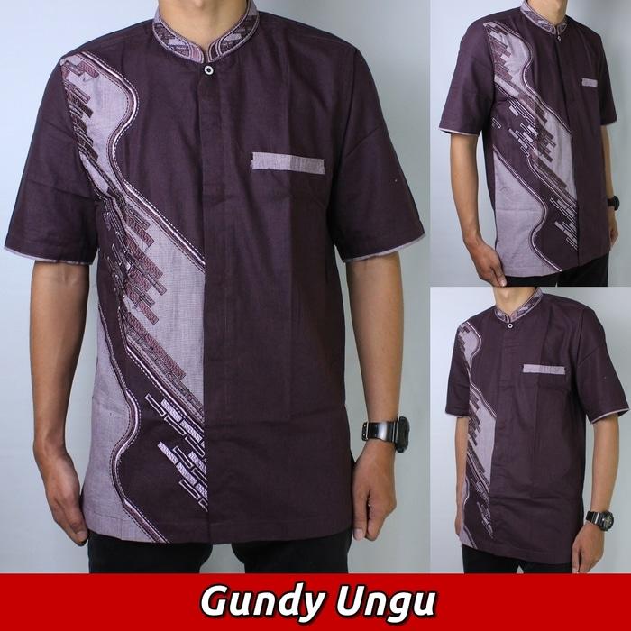 Baju Koko Pria, Busana Muslim Dewasa Lengan Pendek Me.26