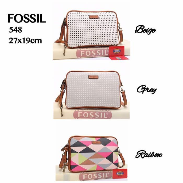 Hemat 10%!! Tas Fossil Sunreep Crossbody Leather Semprem 548-A199 - ready stock