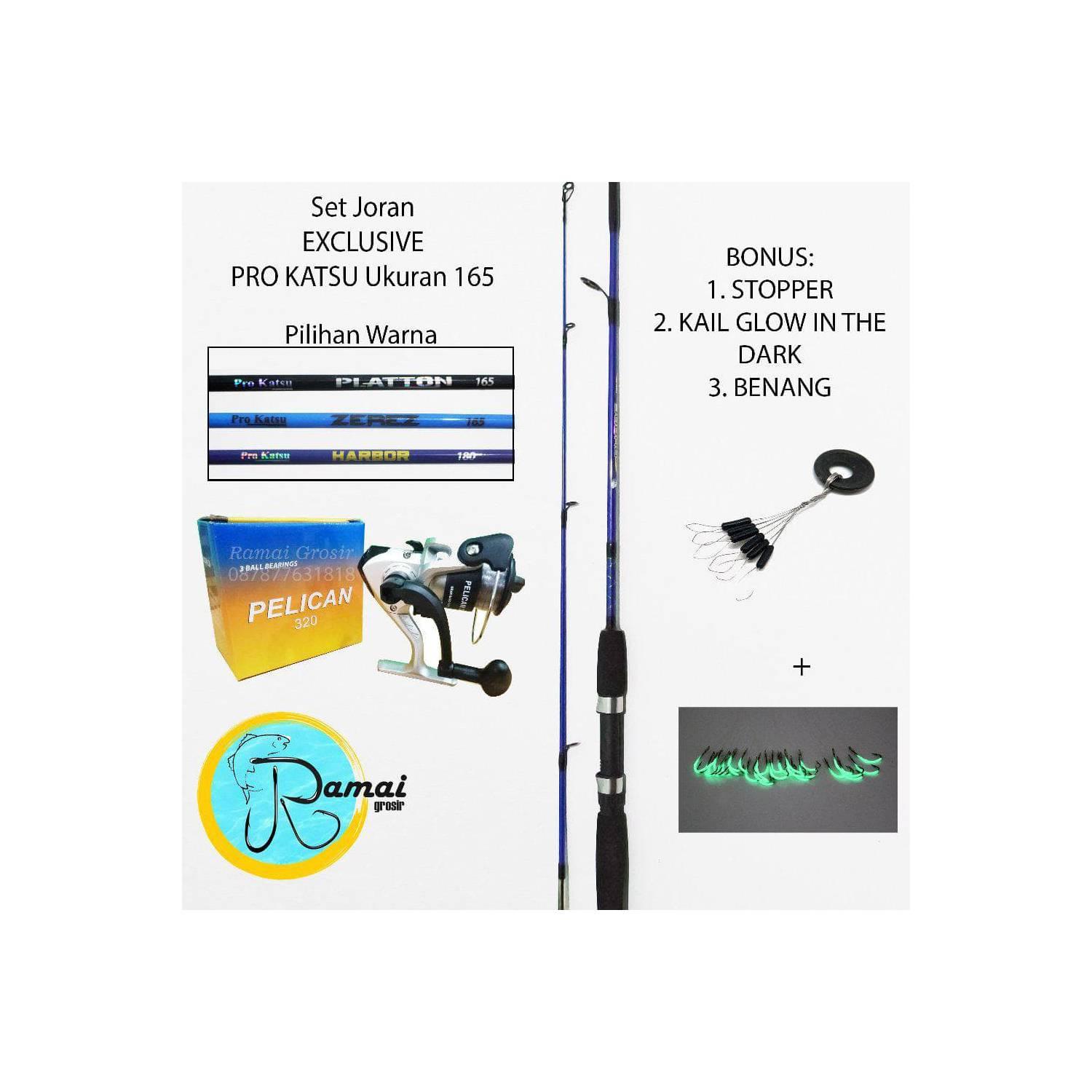 Set Joran Sambung Dua Pro Katsu OP207 Murah