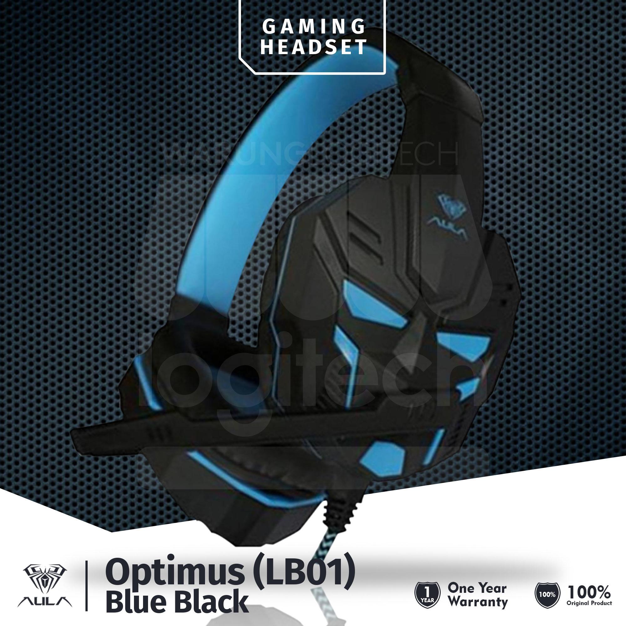 Aula Lb01 Headset Gaming With Mic Hitam Daftar Harga Terkini AULA LB01 Headset Gaming with Mic Hitam
