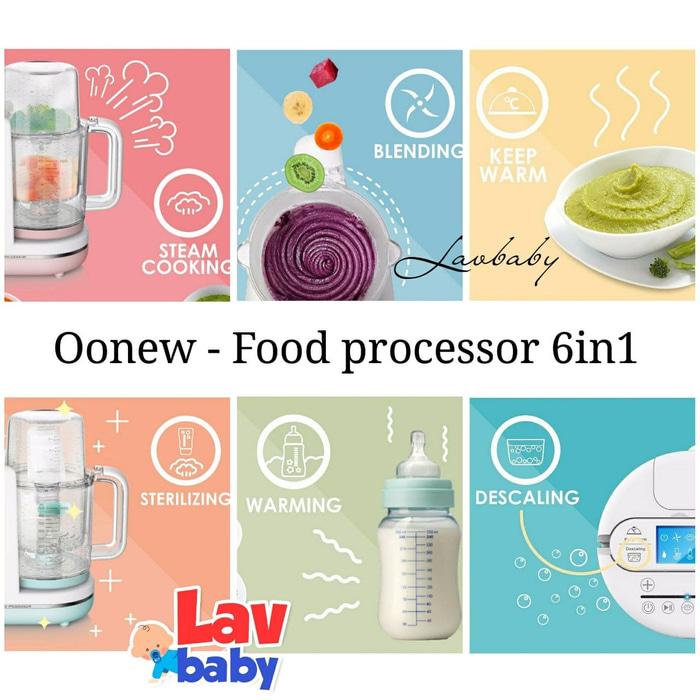 PROMO Oonew baby pure Food Processor 6in1 steamer blender mpasi bayi TERLARIS
