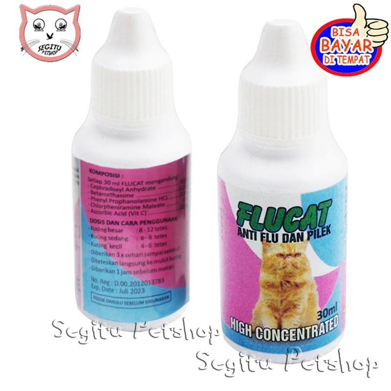 OBAT PILEK FLU KUCING BERSIN FLUCAT