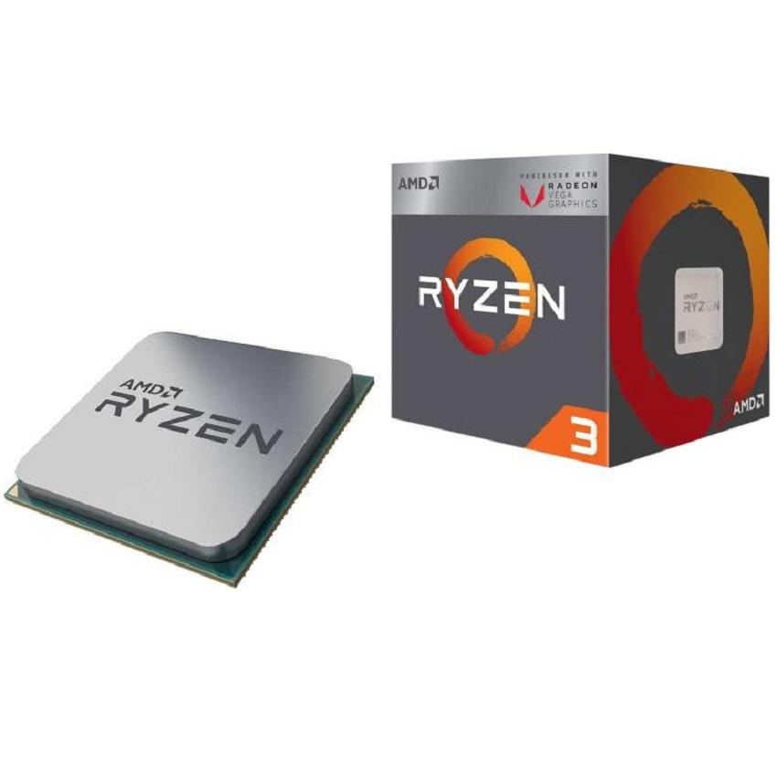 PROSESOR AMD RYZEN 3 2200G 3.5GHz 4 CORE PROSESOR- MAX BOOST 3.7GHz - WITH RADEON VEGA GRAPHICS