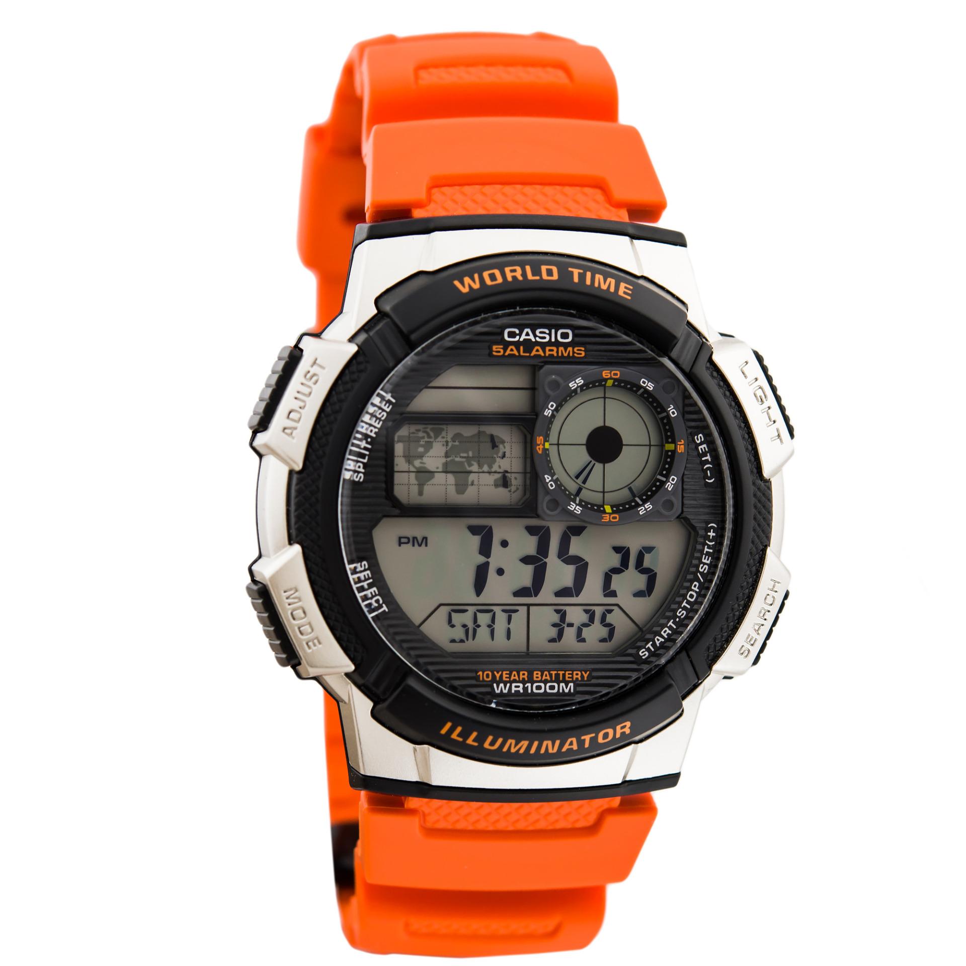 CASIO Illuminator AE-1000W - Jam Tangan Sporty Pria - Tali Karet - Digital Movement