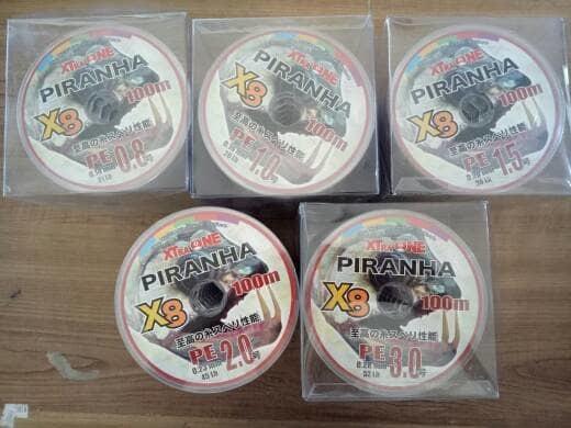 ASLI!!! SENAR PE XTRAONE PIRANHA/BENANG PE - rnVFCJ
