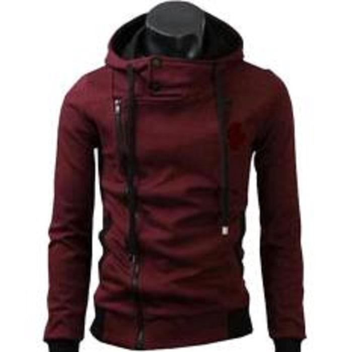 Daffa Jaket Pria - Jaket Harakiri - Fleece - Red