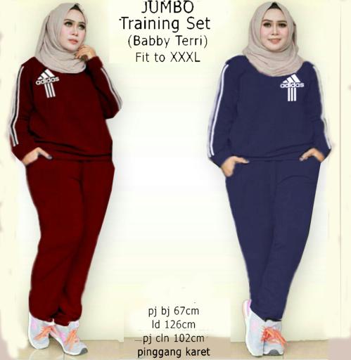 60343 traning set a.d.i.d.a.s / stelan olahraga muslim / stelan muslim murah / Baju olahraga / baju murah / baju atasan wanita / Baju wanita murah / baju wanita jumbo / baju polosv/ naju wanita polos / baju pesta / kemeja wanita