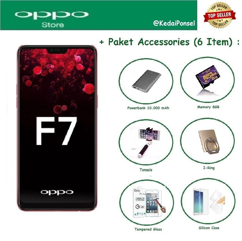 OPPO F7 Pro [6/128GB] + 6 Item Accessories