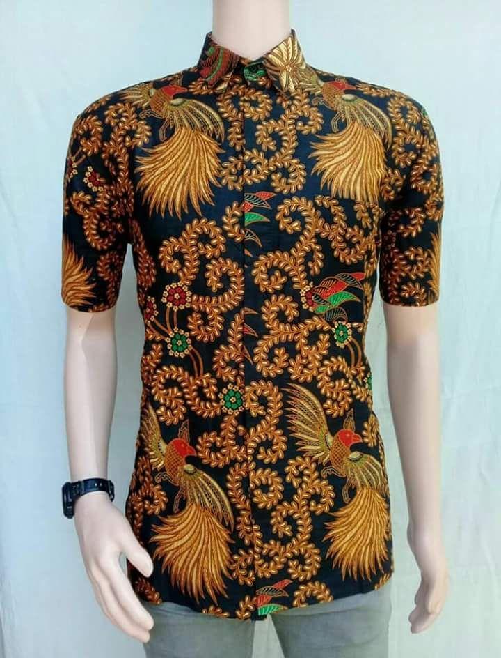 king's kemeja batik garuda lengan pendek
