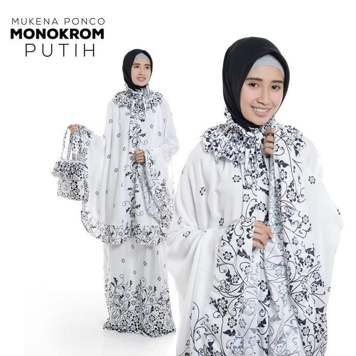 Mukena Ponco B.a.l.i MONOKROM / Mukena dewasa terbaru / mukena dewasa termurah / mukena dewasa cantik / mukena dewasa katun / mukena dewasa rayon