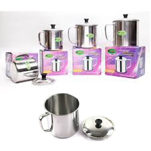 Komodo Mug Stainless Steel Gelas Cangkir Berkualitas 12CM