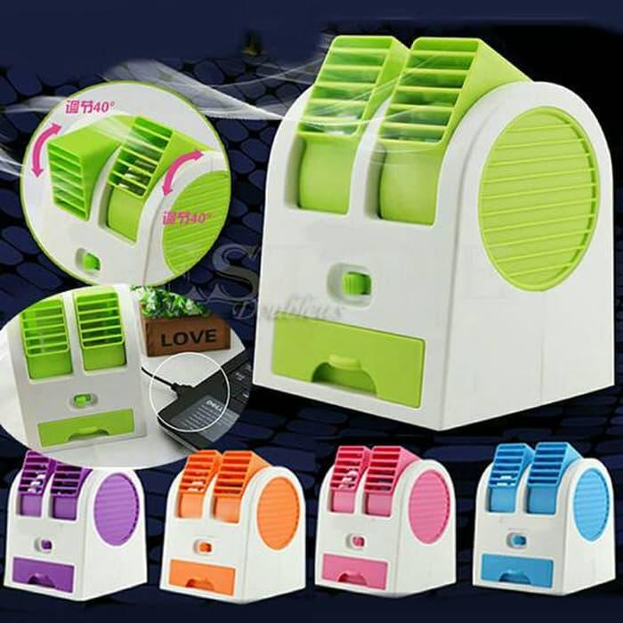AC MINI DOUBLE AC DUDUK NEW GENERATION WITH DOUBLE FAN (MINI FAN AC) Bestseller