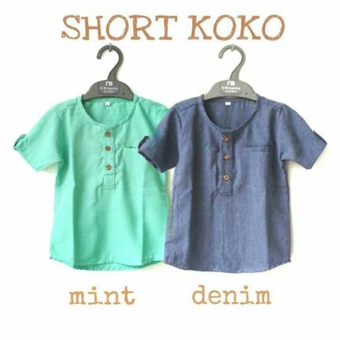 promo murah BAJU KEMEJA KOKO ANAK LENGAN PENDEK/ terlaris