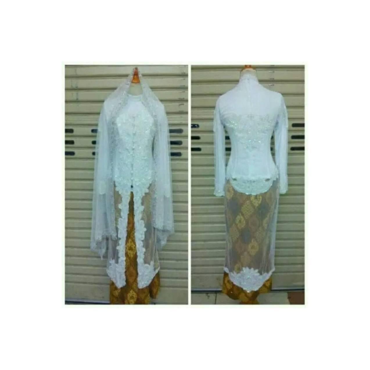 Set Kebaya Abaya Akad Nikah Muslim RVy Collection