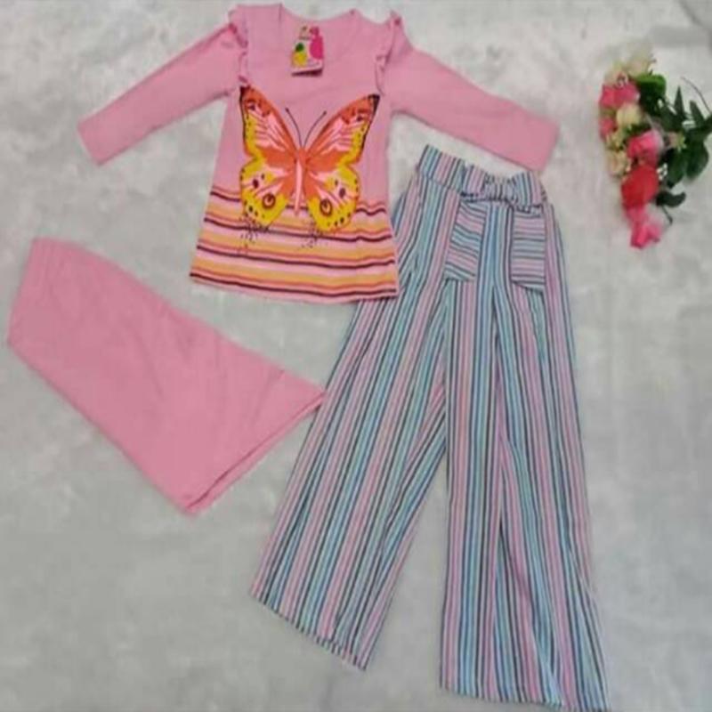 Baju Setelan Muslim Anak Perempuan Little Pineaple LP 