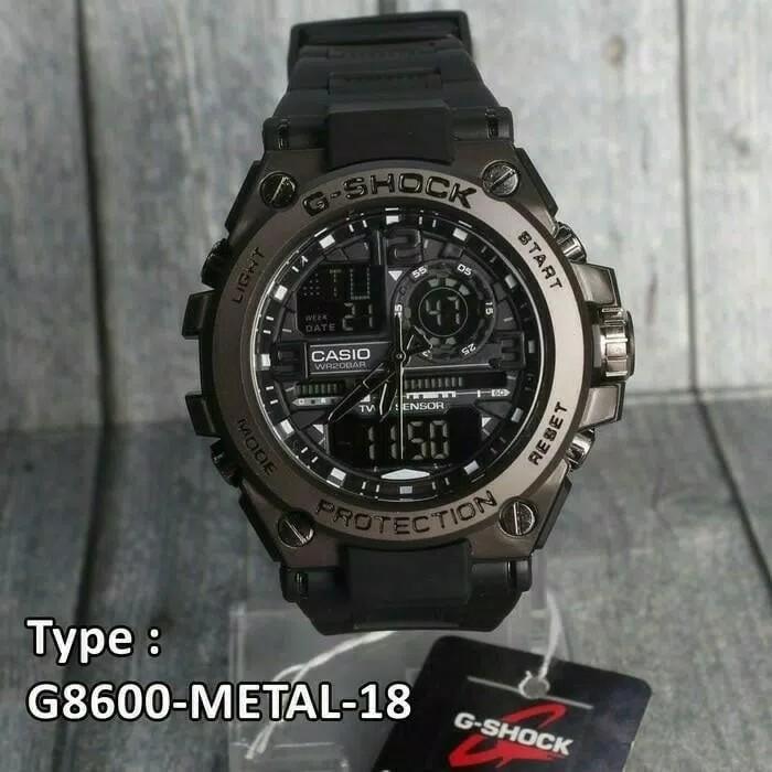 Jam tangan pria casio G shock body stainless
