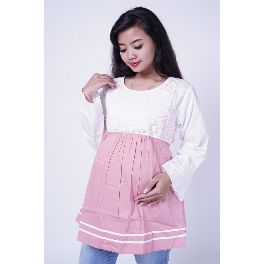 Mama Hamil Baju Hamil Lengan Panjang Jasmine Blouse / Baju Hamil Murah / Baju Hamil Untuk Kerja / Baju Hamil Muslim / Baju Hamil Seksi Baju Hamil Gamis / Baju Hamil Kerja Modis / Baju Hamil batik / Baju Hamil Menyusui