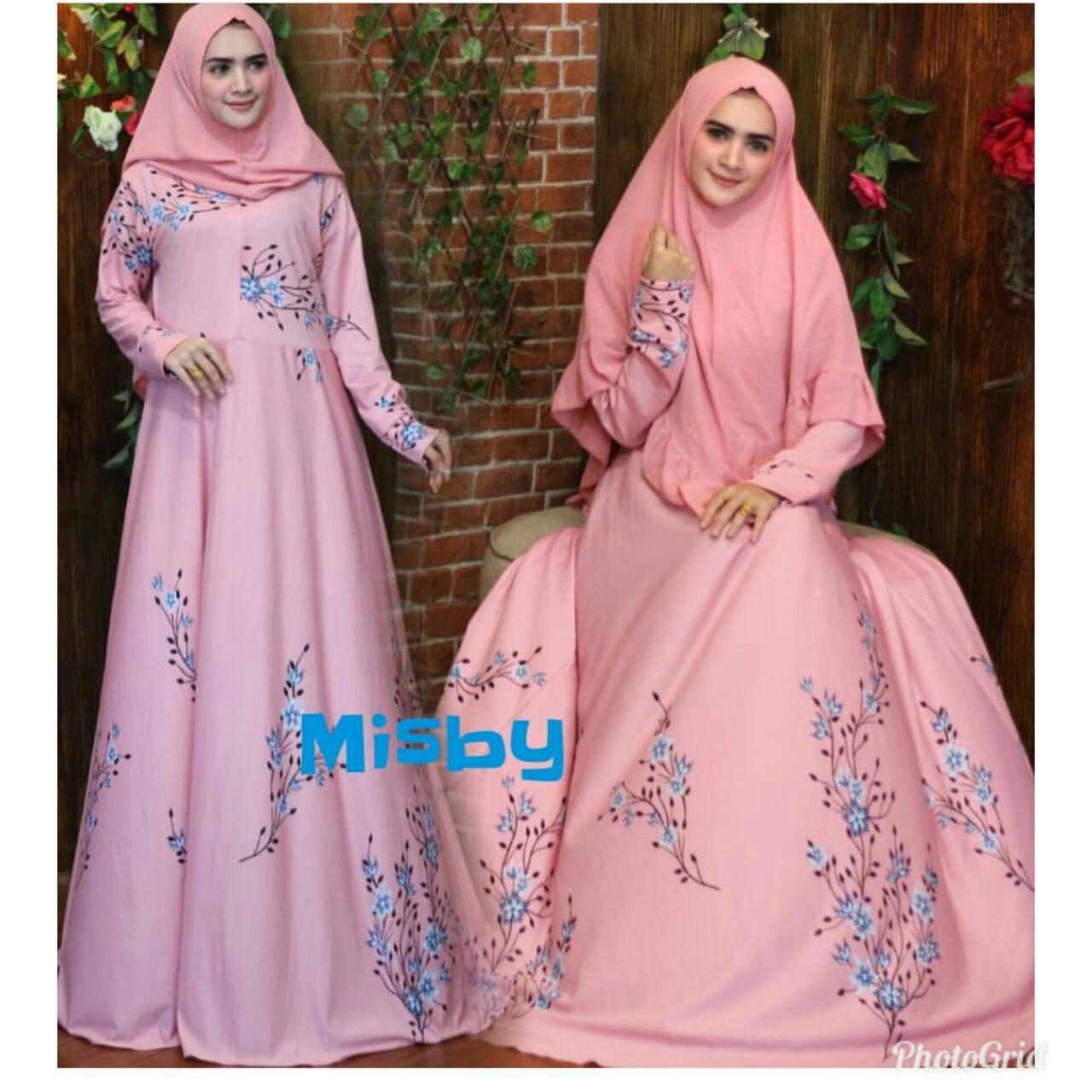 Nurulcollection-Baju gamis dress gaun muslim/gamis busui/gamis klok empat meter/Gamis murah/gamis motif/gamis polos/gamis terbaru