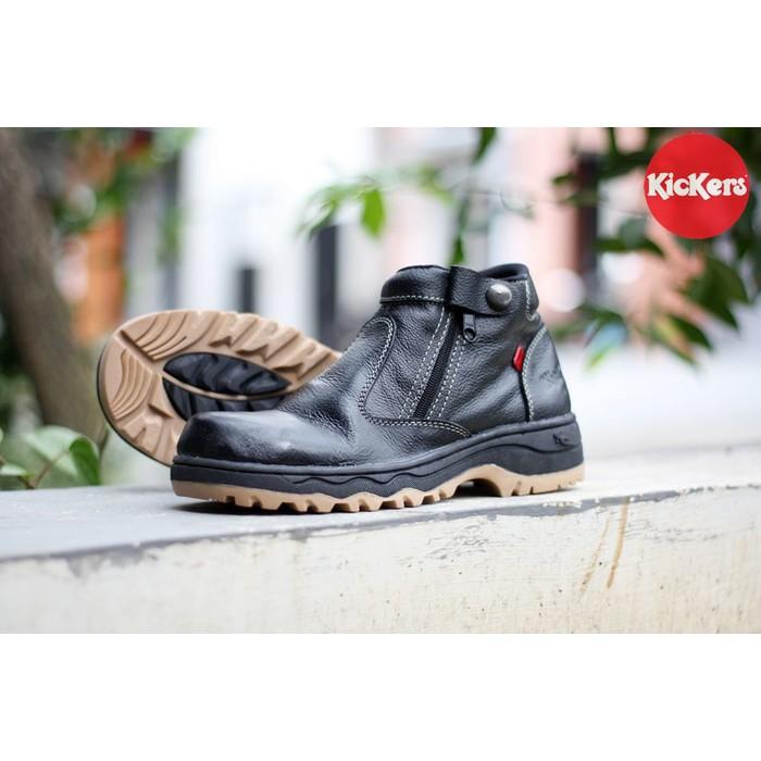 Promo KULIT ASLI SEPATU BOOT SAFETY PROYEK KICKERS CIBADUYUT Gratis Ongkir