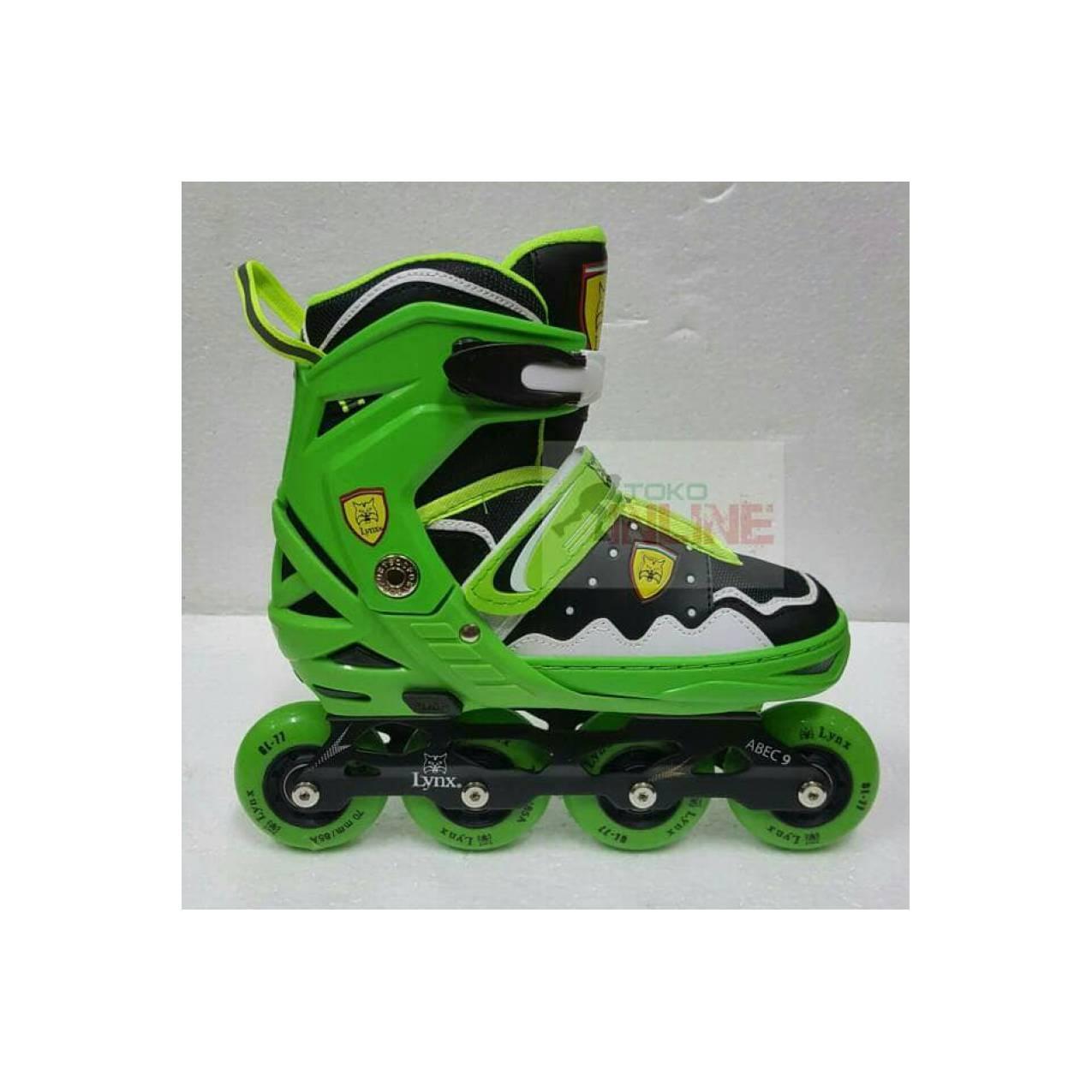 Sepatu Roda LYNX SC70 Recreational Inline Skate - Green Black