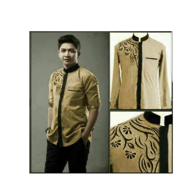 Callie Shop Baju Koko Pasha Cream