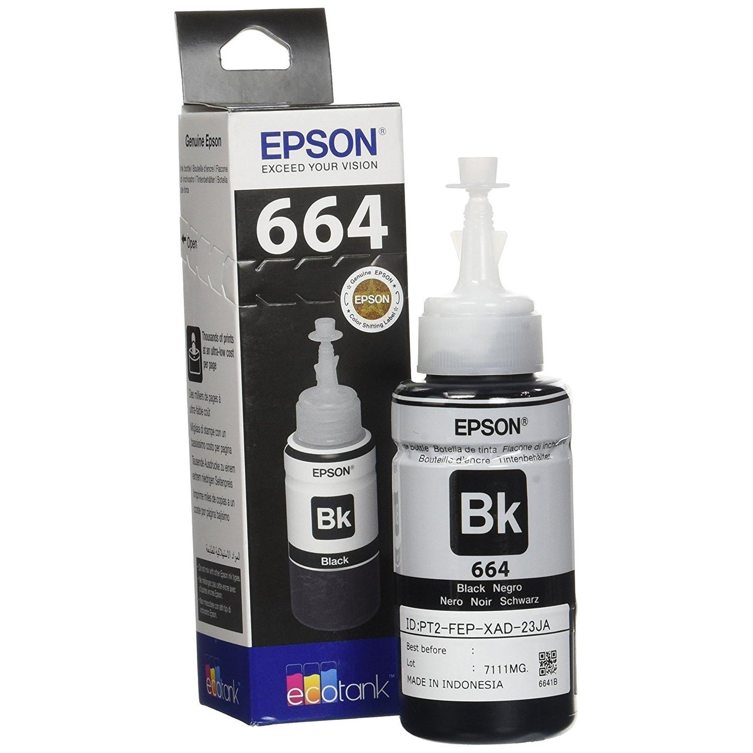 Tinta Epson Original 664 for L100 L110 L120 L200 L210 L220 L300 L310 L350 L355