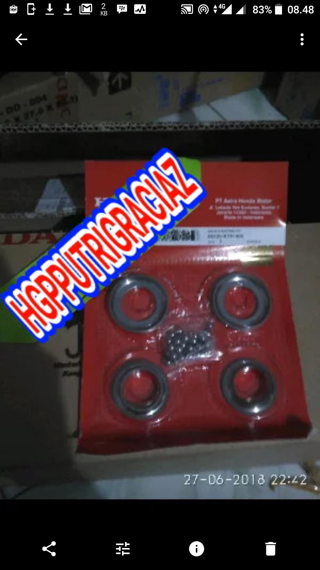 CONESTIR KOMSTIR SET RACE STEERING KIT CB 150 MEGA PRO MONO SHOCK VERZA SONIC 06535KTR900 ORI AHM GRACIAZ
