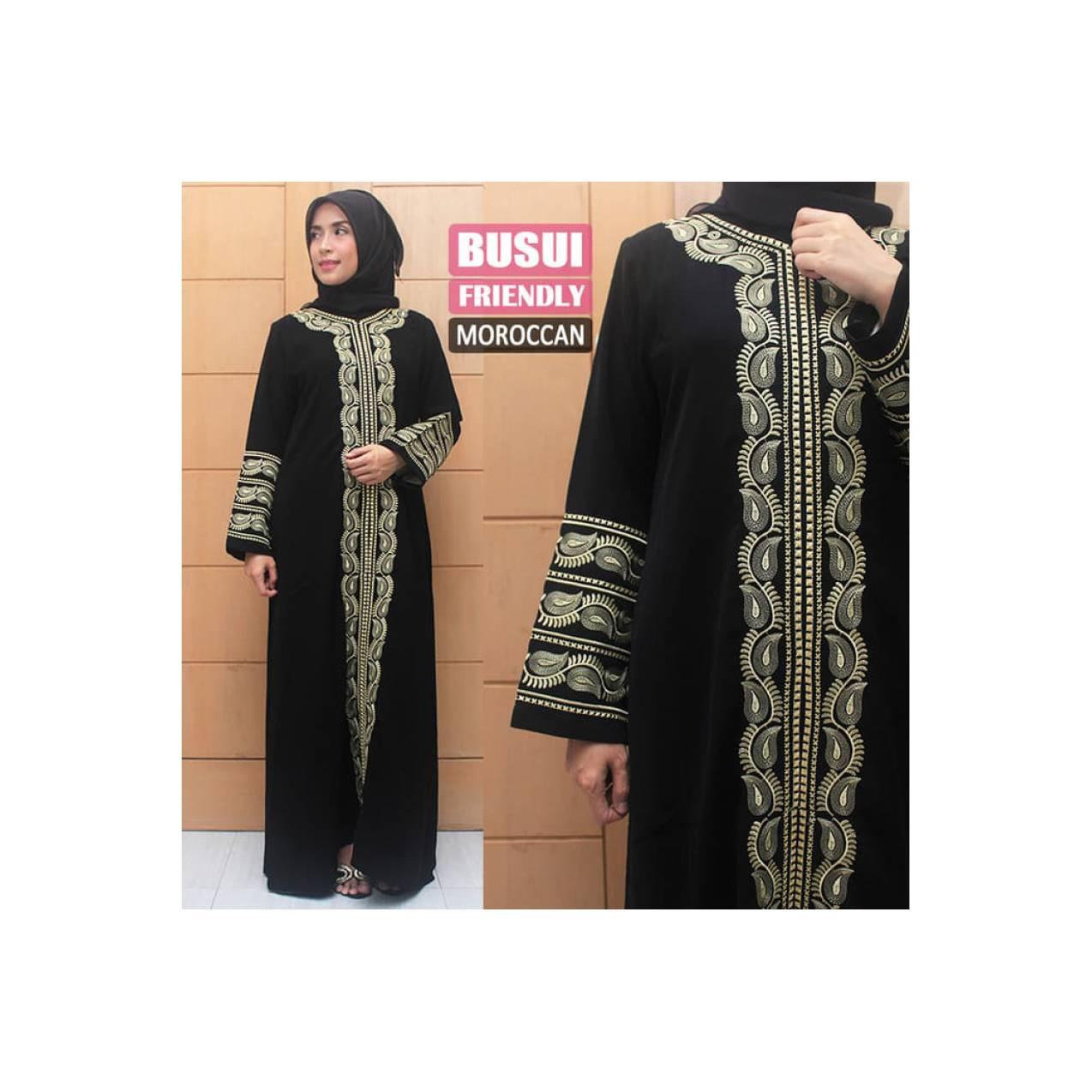 BAJU MUSLIM TERKINI GAUL SALE GAMIS ABAYA HITAM EXCLUSIVE GAMIS PEST