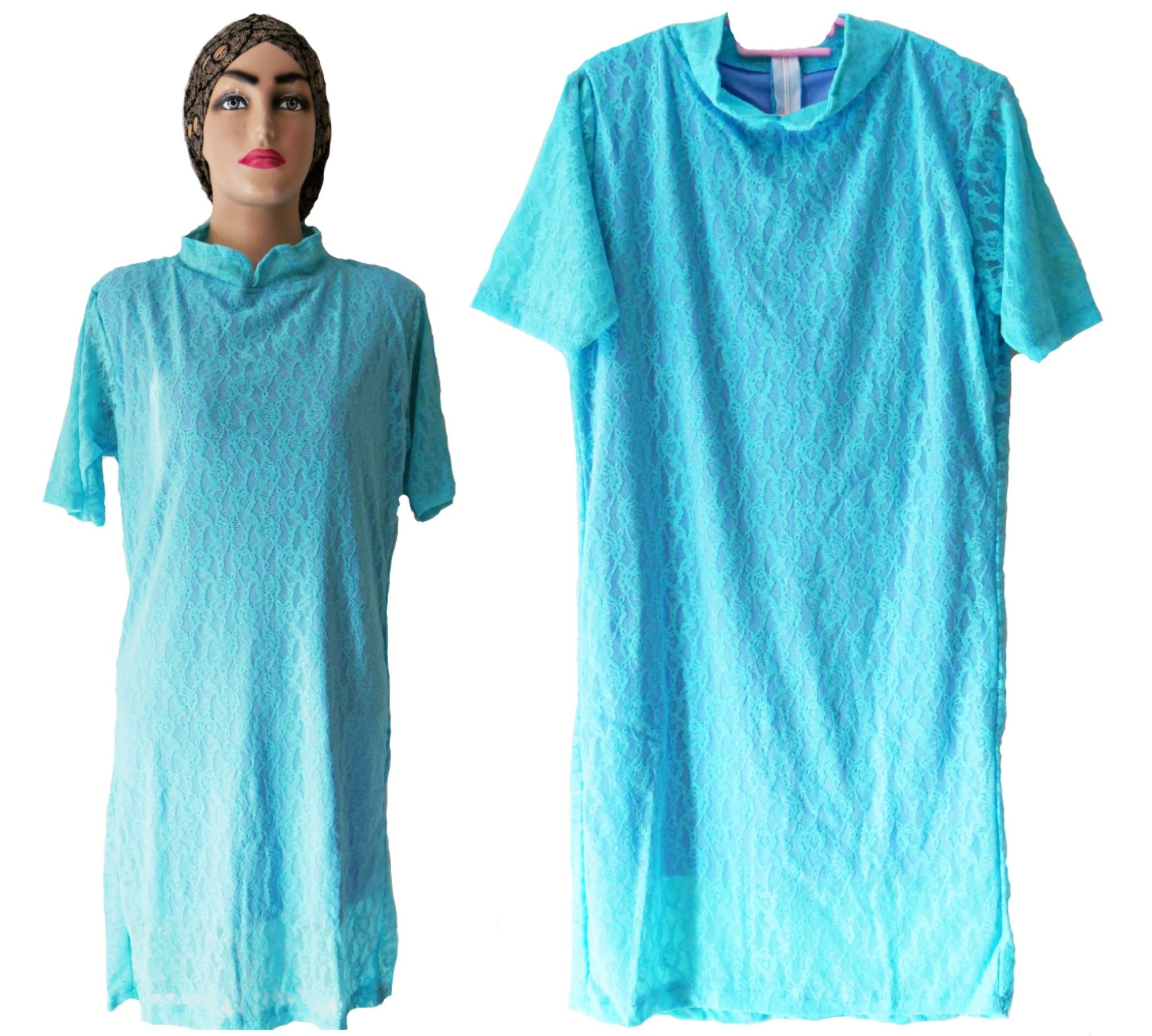 Nikimawon - Dress Blues / Atasan Blouse Wanita / Fashion Murah - D.009