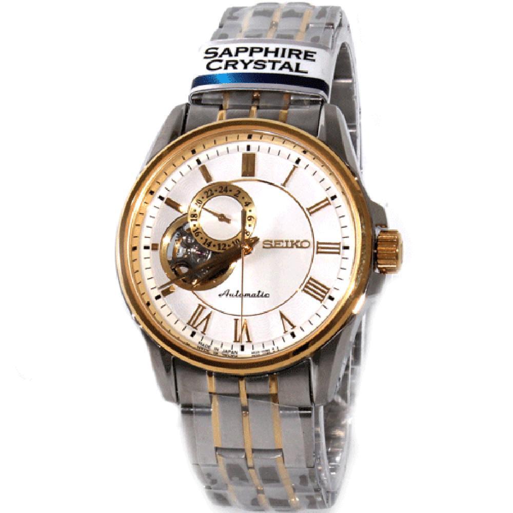 Seiko Presage SSA032J1 Saphire Crystal Two Tone - Jam Tangan Pria SSA032 Best N2jt