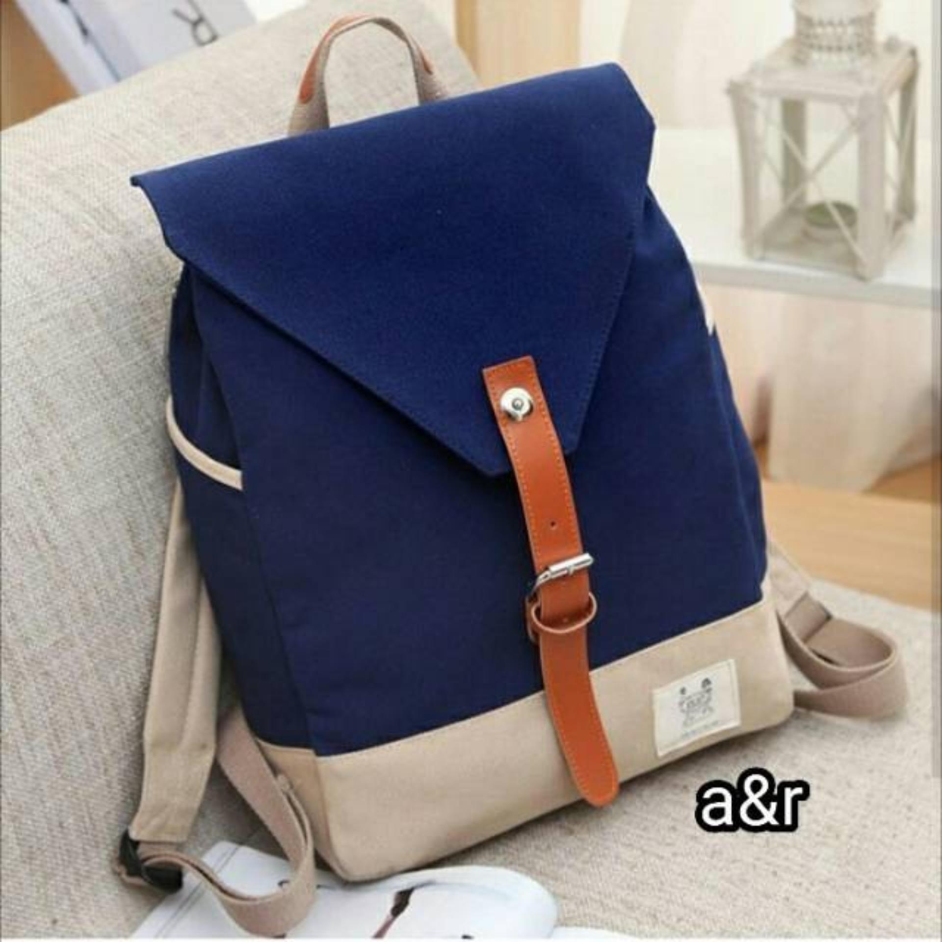 FK RANSEL Ala KOREA Maps AMPLOP / Ransel Wanita Casual / Ransel Wanita Murah / Tas Backpack