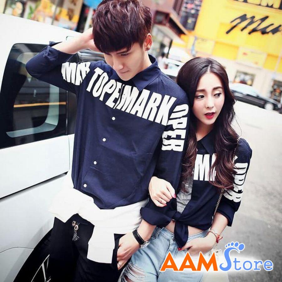 Baju Kemeja Couple Pasangan Terbaru Topermark Grosir Unik Terlaris