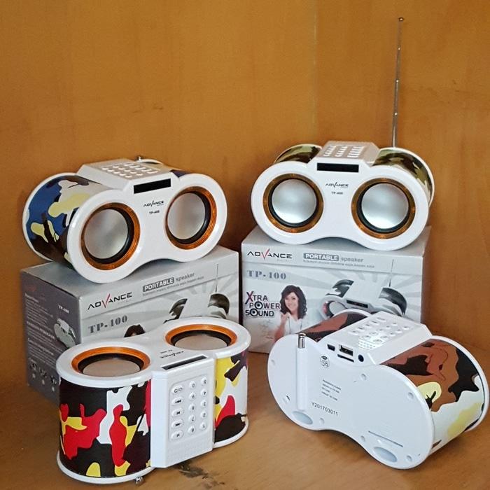 Advance TP-400 Portable Speaker Slot USB Micro SD TF Card TP400 - Speaker - Audio - Elektronik Terbaru - Speaker Aktif - Best Seller - Speaker Usb - Speaker Laptop - Speaker Murah - Speaker Portabel