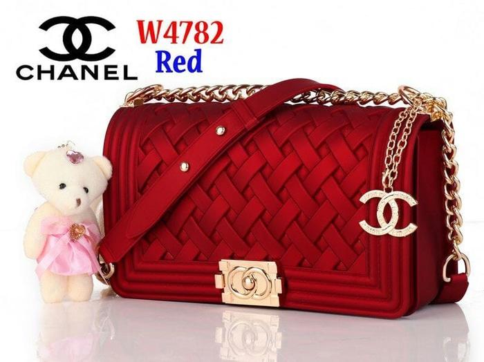 Tas Selempang Sling Bag Jelly Matte Ce.NEL HiBOY Mini Maroon