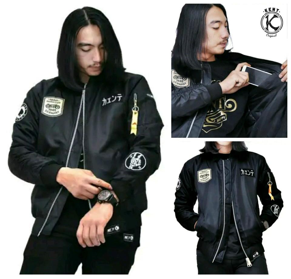 Jaket Bomber Pilot Anti Air Waterproof Premium Quality Untuk Pria