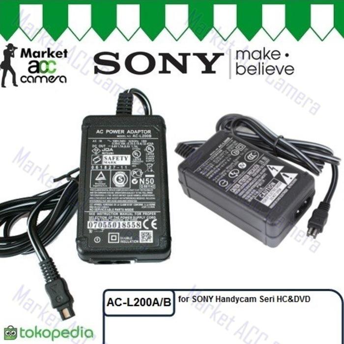 Adaptor/Adapter Sony AC-L200A/L200C Charger for Handycam HC&DVD series TERLARIS