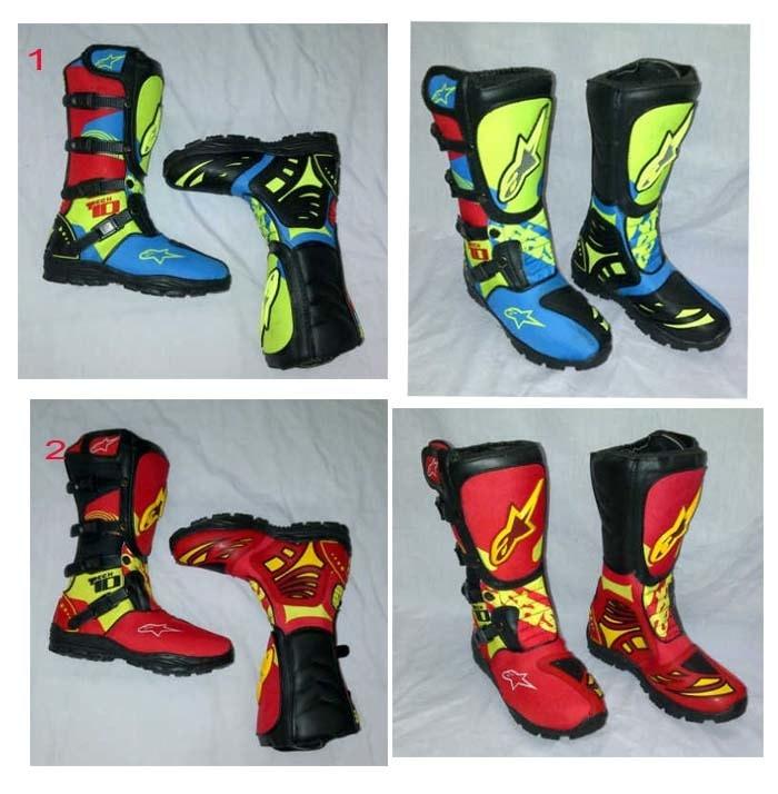 Sepatu Trail Motocross Trabas Model Terbaru Printing Enduro KLX KTM