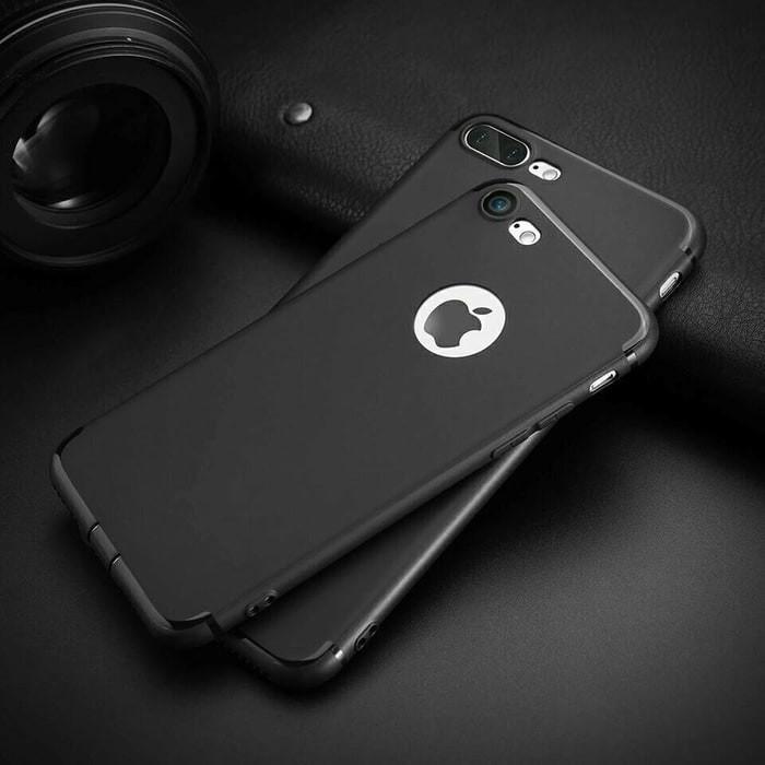 Black MATTE Casing Iphone 8 8 PLUS Dan X CASING IPHONE KEREN