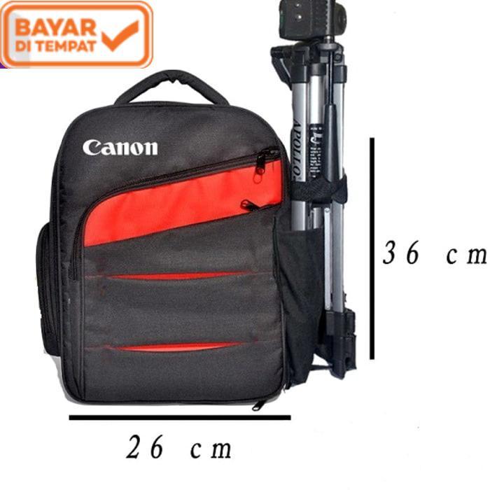 Canon Tas Kamera DSLR Ransel Medium Free Rain Cover Kode E