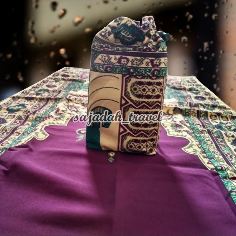 sajadah batik cantik seri zahra ungu