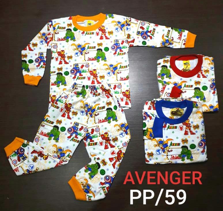 Baju Tidur Anak gambar AVENGER ( PP-59 )